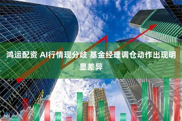 鸿运配资 AI行情现分歧 基金经理调仓动作出现明显差异
